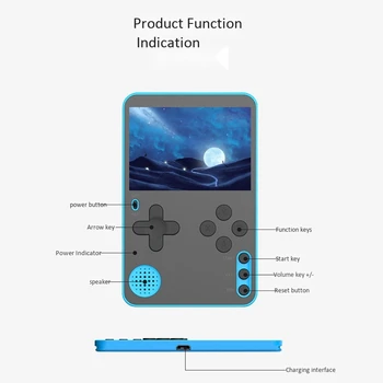 Consolă de jocuri portabile Ultra-Subțire Carte de Joc Consola Portabil Retro Joc Video Consola Bune Cadouri pentru Copii și Adulți