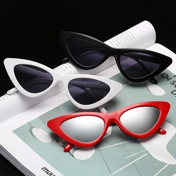 2020 Design de Brand Nou, European, American Ochi de Pisica ochelari de soare Doamnelor Retro Ochelari de Soare Femei Cutie Transparentă Colorate Ochelari de soare UV400