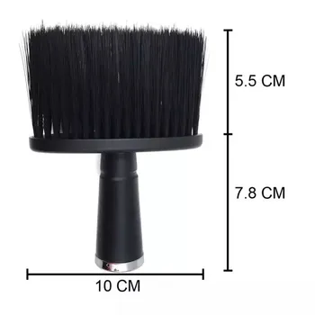 Profesionale Moale Gât Negru Fata DusterBrush Perie Coafor Par Perie De Curățare Tăiere Păr Perie Hairdres Instrument De Styling