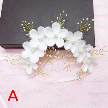 Bentiță floare ghirlanda de păr banda de mireasa nunta benzi hairband femei Mireasa tiara de Nunta ornamente de păr