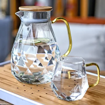 Bun clar sticlă borosilicată ceainic avocat filtru rezistent la căldură loose frunze de ceai, ceainic oală set ceai infuser ceai oală