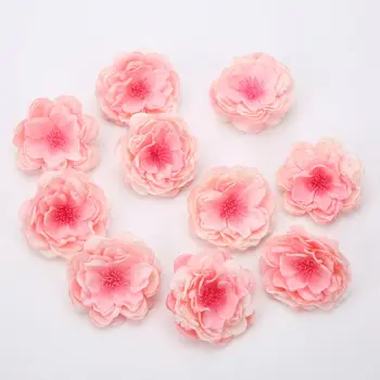 10buc Mătase Artificială Bujor Floare Capete de Flori Pentru DIY Pălării de damă Îmbrăcăminte Crafting Home Decor de Nunta Aranjamente Florale