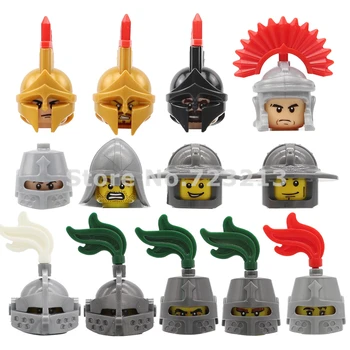 Cavaler Figura Unică De Vânzare Medieval Eroic Înfricoșătoare Roma Kindoms Dragon Knights Blocuri Jucarii X0148