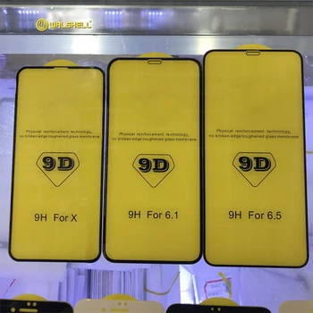 Fierbinte de vânzare 9D 9H temperat pahar ecran protector plin de Lipici full Film de Acoperire Pentru Iphone X XS Max XR 8 7 6 6s plus