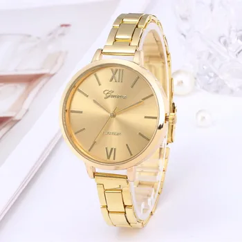 Geneva Ceas De Lux Femei Casual Relogio Cuarț Mici Din Oțel Inoxidabil Curea Ceasuri Cadou Zegarek Damski Ceasuri Reloj Mujer