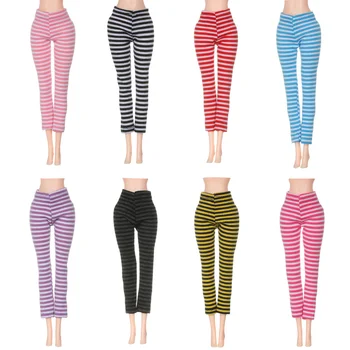 De înaltă calitate moda bomboane de culoare pantaloni for1/6 papusa barbie haine ca pentru 1/6 BJD Blyth papusa dotari Manual Elastic Pantaloni