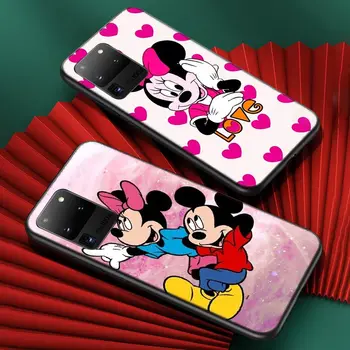 Capac de silicon Drăguț Mickey Mouse-ul Pentru Samsung S20 FE A91 A81 A72 A71 A51 A52 A41 A42 A32 A31 A21S A21 A12 A11 A02 Caz de Telefon