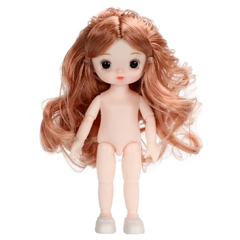 NOI BJD OB11 Papusa 13 Mobile Articulate 16cm Păpuși Cu Expresie Drăguț Jucării pentru Copii Goala Nud Femei Organism Păpuși pentru Fete Cadou Jucărie