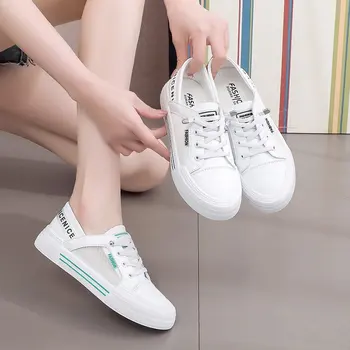 Femei Pantofi de Sport Fashion tv cu Pantofi Albi pentru Femei 2021 Nouă Primăvară Femei Casual Pantofi Singur Confortabil Respirabil ochiurilor de Plasă