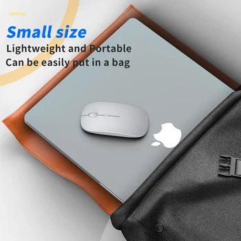 Anmck Mouse-ul fără Fir de la 800 La 1600 DPI Reglabil USB de Încărcare Tăcut Mini Soareci Pentru PC, Laptop Mouse de Calculator Gamer