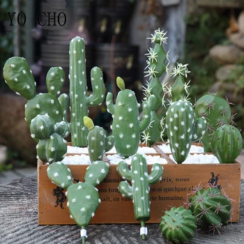 Verde Cactus simulare plante Suculente Home Garden Decor Artificial Planta Bonsai pentru Masa de Birou Decor Interior Fals Plante
