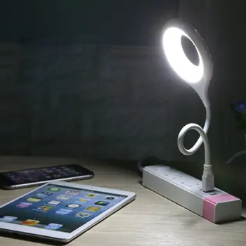 LED Masă Lampă Touch Dimmer USB Lampa de Birou Citit de Lumină în formă de Inel Lampă de Lectură Stilou Titularul Ochi Proteja Decor Acasă