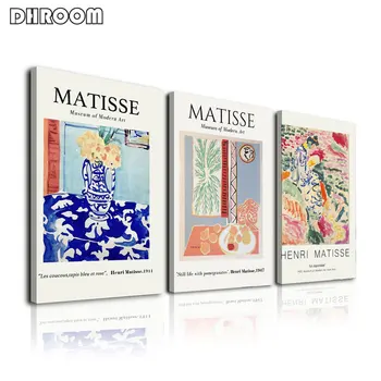 Abstract, Arta de Perete Matisse Picturi pe Perete Decor Imagine pentru Camera de zi Panza Pictura Decoracion Hogar Moderno
