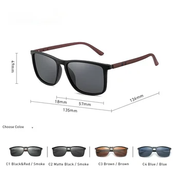 2021 Nou de Lux ochelari de Soare Polarizat Bărbați de Conducere Nuante de sex Masculin Ochelari de Soare Vintage Călătorie de Pescuit Clasic de Ochelari de Soare 400
