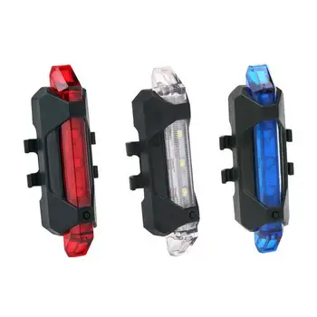 Biciclete Lumina Impermeabil Spate Coada de Lumină LED-uri USB Reîncărcabilă Ciclism Montan Lumina lămpilor din spate de Siguranță lampa de Ciclism