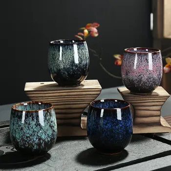 1buc/3pcs Cuptor Schimba China Ceramică Ceașcă de Ceai de Portelan Kung Fu set Cesti Ceramica Personale Singur Drinkware en-Gros de uz Casnic