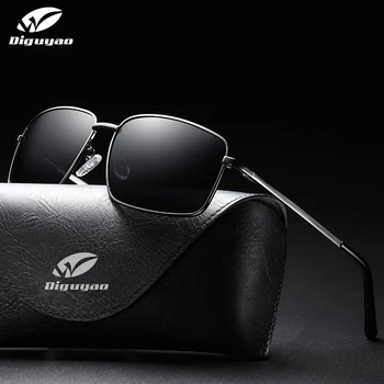 DIGUYAO Polarizat ochelari de Soare Barbati de Brand Designer de Dreptunghi ochelari de soare de sex Masculin de Conducere retro Ochelari de Soare oculos de sol UV400 Ochelari