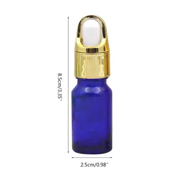 10ml Gol Reîncărcabile Sticla Dropper Sticla Borcane de Ulei Esential de Aromoterapie Parfum Flacon transparent Oală Cosmetice Container de Proba