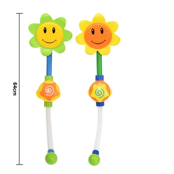2021 Baby Spray Baie de Apă Jucărie de Apă de la robinet Duș Amuzant Cadă Floarea-soarelui Robinet de Duș Baie Jucarii Pentru Copii Copii Cadou