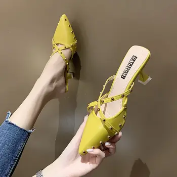 Noua Sexy Club Cristal de Nunta pentru Femei papuci Sandale Platforma de Moda Tocuri Subtiri de Mare Vara Turma de Partid papuci