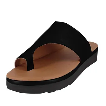 Pantofi Femei Femei sandale Flip-flops 2019 Noi Pene Deschis Deget de la picior Glezna Pantofi de Plaja Roman Papuci Sandale Zapatos De Mujer #SRN