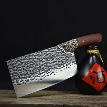 Cuțit Longquan cuțit de bucătărie speciale cuțit de bucătărie de uz casnic cuțit de bucătărie handforged 5Cr15MoV cuțit din oțel
