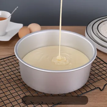 Tort rotund Mucegai Brânză Pan Model din Aliaj de Aluminiu DIY Fund Detașabil Mucegai Șablon se Lipeasca de Copt Instrument de Bucatarie Bakeware