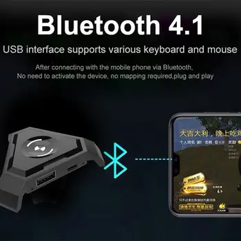 PUBG Mobil Gamepad Controller de Gaming Keyboard Mouse-ul Converter Pentru Android, ios, Telefon IPAD Bluetooth 4.1 Adaptor de Cadou Gratuit