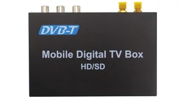 În Mașină TV Digital DVB-T MPEG-4 Digital TV Tuner Dual Receptor Tuner pentru Masina