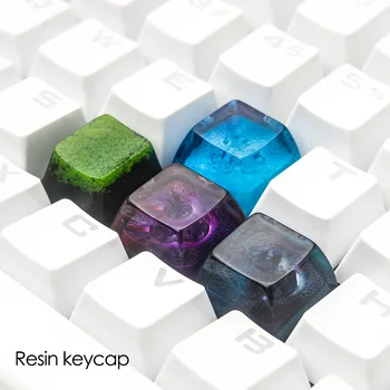 Pentru Tastatură Mecanică De Rășină Keycap Manual DIY Keycap Acvatice Junglă Potrivit Pentru Cherry MX