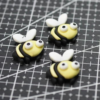 1pcs/lot resin flat back simulation bee 24mm Embellishment DIY Phone Decoration