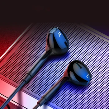 Universal În ureche Căști de 3,5 mm cablu Cu Microfon de Înaltă fidelitate Căști Bas Sunet Stereo pentru Căști Pentru Iphone Xiaomi, Huawei