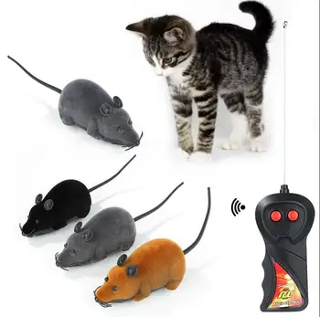 Fierbinte De Companie, Pisica Soareci De Jucarie De La Distanță Fără Fir De Control Electronic Rat Mouse-Ul Soareci De Control De La Distanță Jucărie Pisica Catel Amuzant Jucărie Cadou Multicolor
