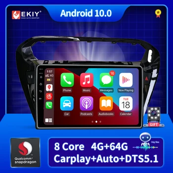 Android 10 Pentru Peugeot 301 Pentru Citroen C-Elysee CElysee 2012-2016 4G WIFI Carplay CarRadio Multimedia Navigatie GPS DVD Player