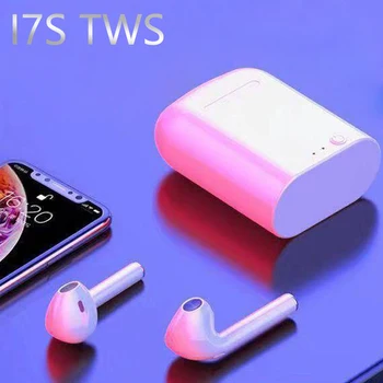 I7s TWS Bluetooth 5.0 Căști fără Fir, Căști setul cu Cască Stereo Sport Căști cu Microfon Taxa Cutie Pentru Xiaomi, Huawei toate telefoanele