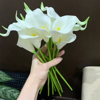 20buc PU Flori Artificiale Plante Crin Buchet de Flori False Buchet de Masă Acasă Decor Nunta cu Flori de Toamna Gardren Decor