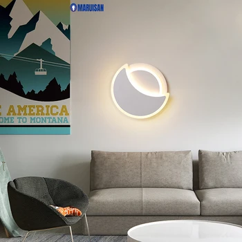 Noi Minimalist Modern, LED Lămpi de Perete Pentru Camera de zi Noptiera Dormitor Hol casa Scării Lumini Oglindă Interioară Caldă, Iluminat Acasă