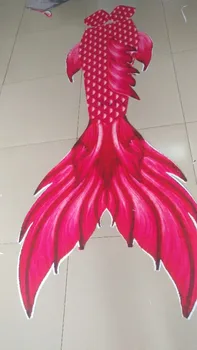 Personalizat Copii Femei HD imprimare Coada de Sirena cu Monofin Sirena Bikini de costume de Baie Costum de Baie
