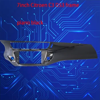 NU-2din radio fascia pentru Citroen C3 Picasso Ds3 audio de pe panoul de montare instalare dash kit rama adaptor garnitura