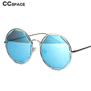 49922 Dublu Cerc Rotund Reflectorizante Colorate ochelari de Soare pentru Femei de Moda Umbrelă de soare Uv400 Ochelari Retro