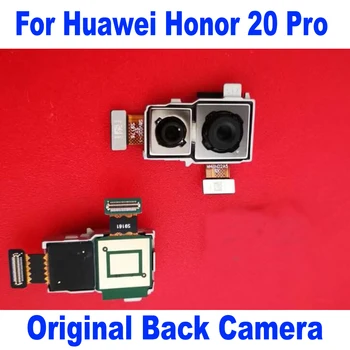 Original, Testat de Lucru Spate, Camera din Spate Pentru Huawei Honor 20 Pro Mare Principal Modul aparat de Fotografiat Telefon flex cablul de Înlocuire