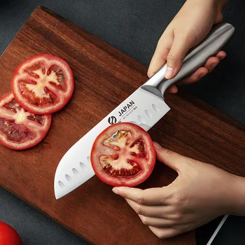 7pcs Set de cuțite din Oțel Inoxidabil Cuțit cu Titularul de Utilitate Taie Satâr Pâine Paring Cutite Foarfece, Instrumente de Gătit
