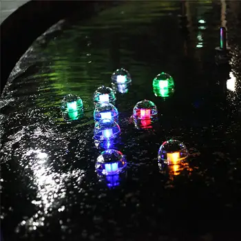 Solar LED-uri Colorate Piscină Plutitoare Lampa IP65 rezistent la apă în aer liber RGB Fantana Lumina Subacvatice Partidul Decor de Lumină