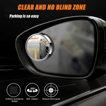 1x Oglinda Auto Auxiliare Blind Spot Mirror Largă Oglinda retrovizoare Pentru VW Volkswagen Passat B6 B5 Polo 12 Golf 4 5 6 7