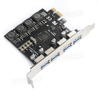 8A independente de alimentare PCIe adaptor USB adaptor PCI e USB 3 USB 3.0 PCI-e USB3 converter controller Card de Expansiune