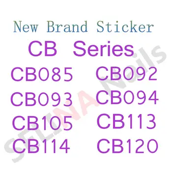 CB Serie Nouă Tendință Logo-ul de Brand Unghii Autocolant Logo-ul de Brand de Lux de Unghii Autocolant Nail Art Manichiura Material Accesorii CB serie