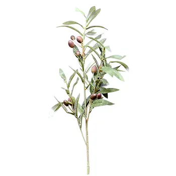 Verde Artificială a Plantelor de Frunze de Măslin 72cm Vii Flori Artificiale Plante Petrecere de Nunta de Decorare Masă Acasă Vaza Decor