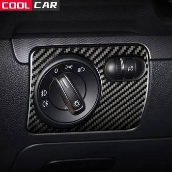 Pentru Vw Volkswagen Golf 6, Scirocco, Modificări Interioare Din Fibra De Carbon Faruri Comutator De Control Cadru Accesorii Decorative