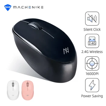 Machenike CM310 Mouse-ul fără Fir Tăcut Butoane Ergonomice Mut Soareci Mouse de Calculator 1600 DPI Optic 2.4 G Receptor Slim Mouse-ul