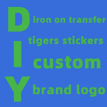Personalizat Logo-ul de Brand Autocolante de Fier pentru transfer termic pentru Îmbrăcăminte Patch-uri de pe Haine Diy Patch Flex Fuzibile de Transfer Dungă Aplicatiile